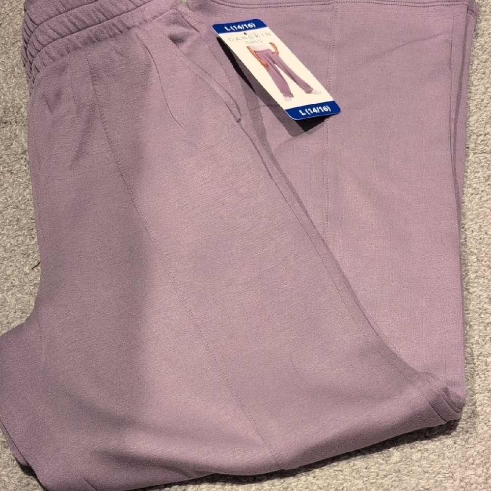 Danskin Girls' Purple Sweatpants - Picture 3 of 4
